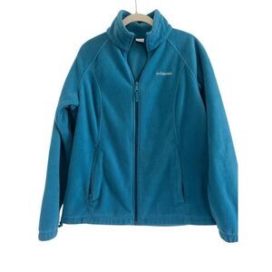 Columbia Teal Fleece jacket - L